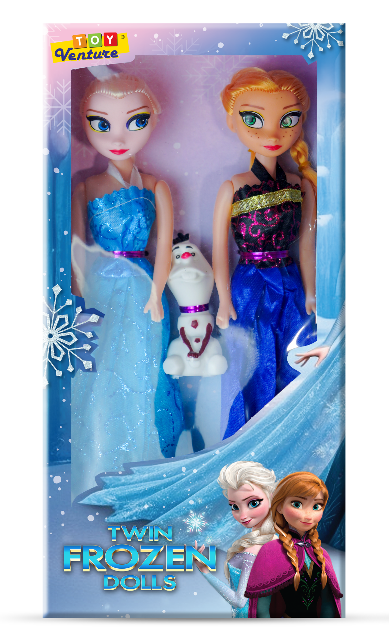 Twin Frozen Princess Dolls Set for Girls (3+ Years) - Toy Venture